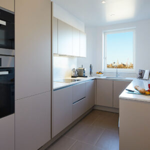 Superior one-bedroom apartment fully equipped kitchen