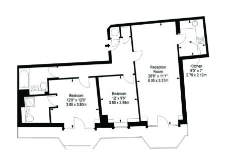 Luxury Two Bedroom Apartment