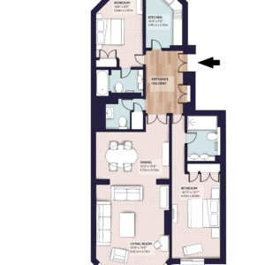 Luxury Two Bedroom 