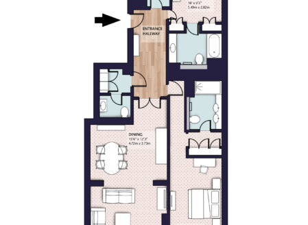 Luxury Two Bedroom 