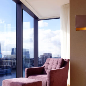 A three-bedroom river view apartment