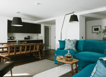 Living room and Kitchen