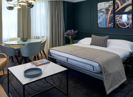 Sofa Bed - Superior One-Bedroom Apartments - British Racing Heritage
