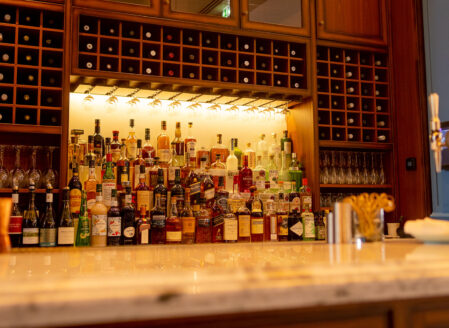 Visit our fully stocked bar on the ground floor