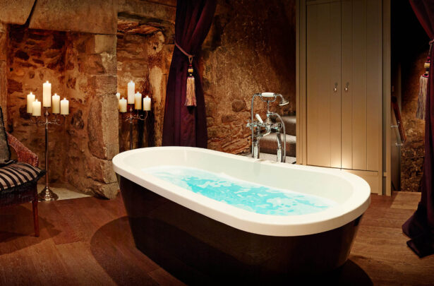 No stay is complete without a soak in the centrepiece bathtub 