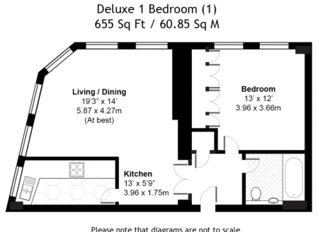 Deluxe One-Bedroom Apartment