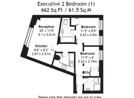 Executive Two-Bedroom Apartment