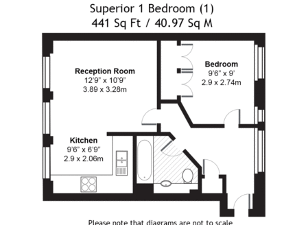 Superior One-Bedroom Apartment