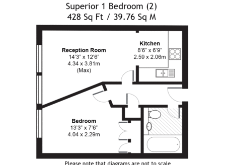 Superior One-Bedroom Apartment