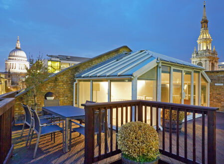 Terrace Night View - City Penthouse