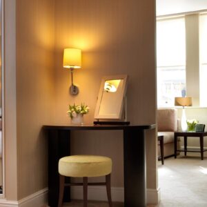 A luxury one-bedroom apartment