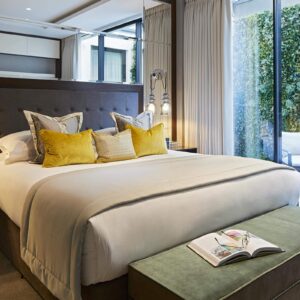 Apartments are furnished in the traditional and modern styles