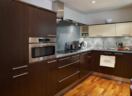All apartments in Cheval Phoenix House have fully equipped kitchens
