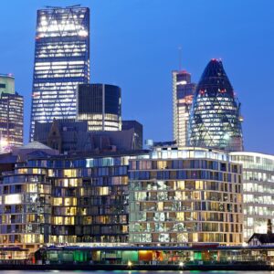 Cheval Three Quays - Exterior Night View