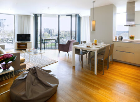 Luxury Two Bedroom Apartment with Tower View