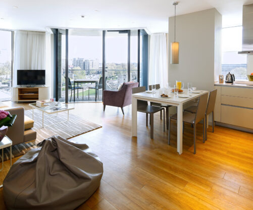 Luxury Two Bedroom Apartment with Tower View