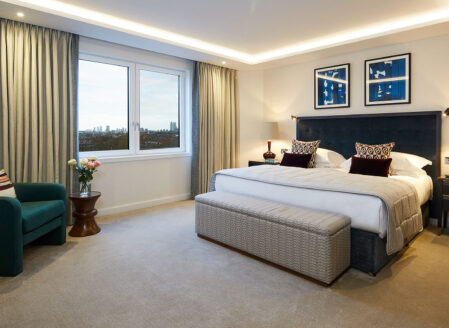 The spacious Master Bedroom with en-suite bathroom.