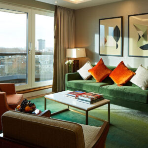 The two-bedroom apartments have spacious living rooms.
