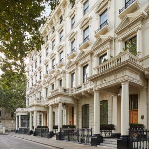 The 1840s period façade of Cheval Hyde Park Gate