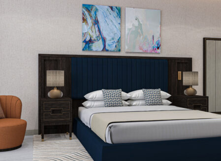 The Master Bedroom with en-suite and storage space
