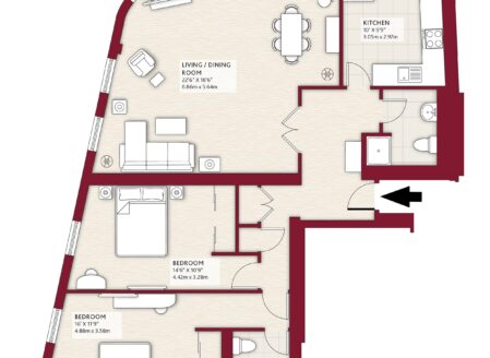 Deluxe Two-Bedroom Apartment