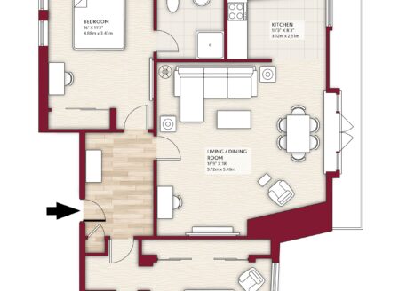 Deluxe Two-Bedroom Apartment