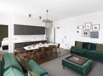 CTEG Deluxe One Bedroom Apartments - Living Area - 4