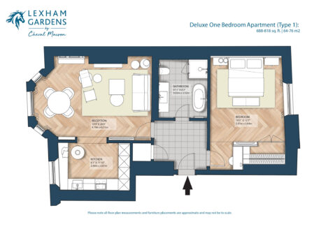 Deluxe One-Bedroom Apartments (type 1)