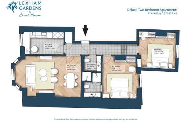 Deluxe Two-Bedroom Apartments