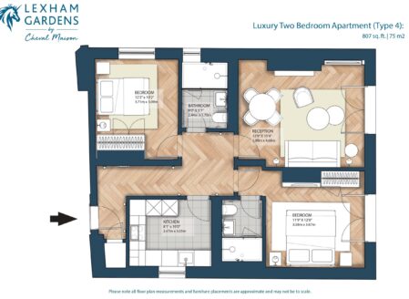 Luxury Two-Bedroom Apartments (type 4)
