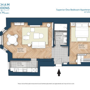 Superior One-Bedroom Apartments (type 1)