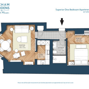 Superior One-Bedroom Apartments (type 2)