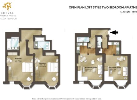 Loft Style Open-Plan Two-Bedroom Apartments