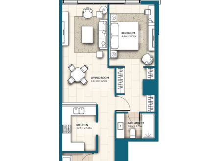 Apartment types D and E