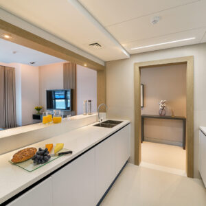 Kitchens are full size and fully equipped