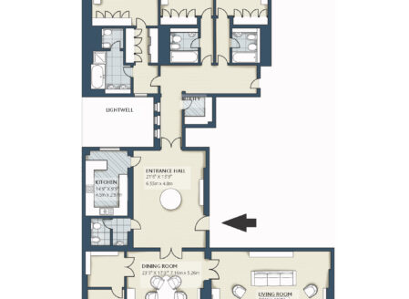 Deluxe Three-Bedroom Apartment 5