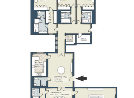 Deluxe Three-Bedroom Apartment 11