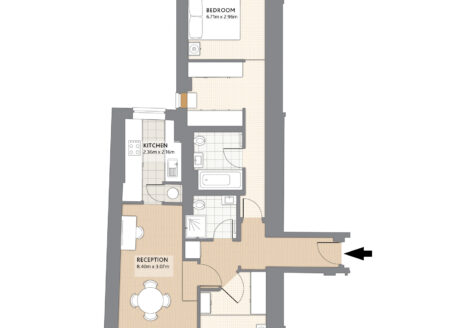 Luxury Two-Bedroom Apartment (1A)