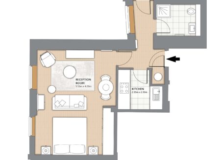 Luxury Open Plan Apartment (3B, 4B)