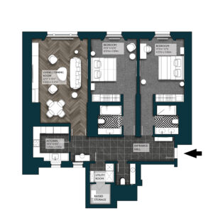 Deluxe Two-Bedroom Apartment 3