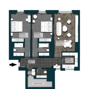 Deluxe Two-Bedroom Apartment 4