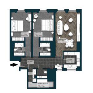 Deluxe Two-Bedroom Apartment 8